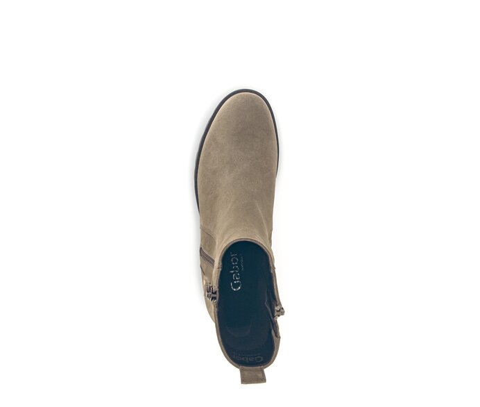 Gabor Damen  Sportliche Stiefelette Braun - Rauleder