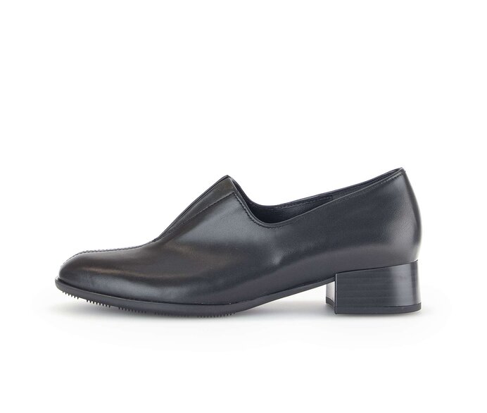 Gabor Damen Slipper Schwarz - Glattleder