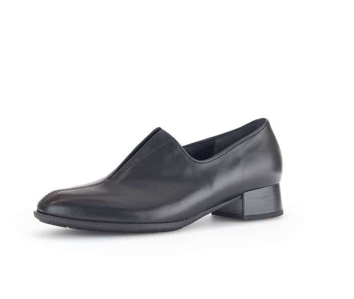 Gabor Damen  Slipper Schwarz - Glattleder