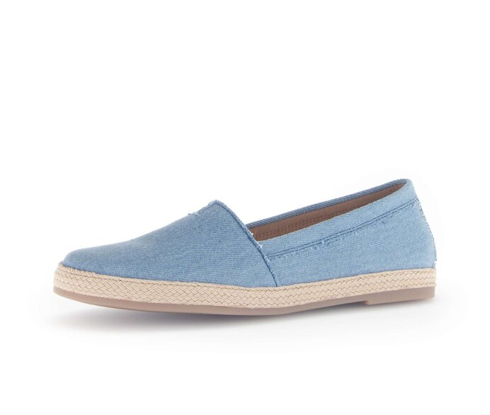 Gabor Damen  Slipper Blau - Textil