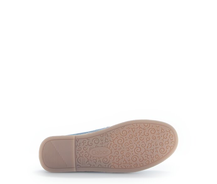 Gabor Damen  Slipper Blau - Textil