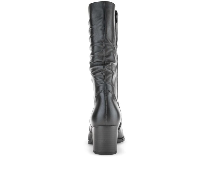 Gabor Damen  Elegante Stiefelette Schwarz - Glattleder