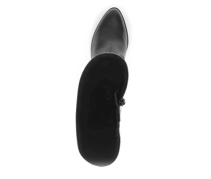Gabor Damen  Elegante Stiefelette Schwarz - Glattleder