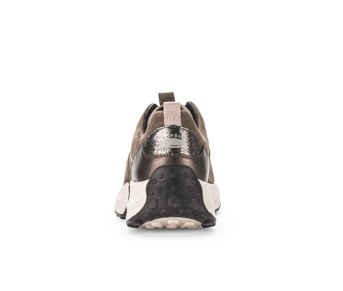 Gabor Damen  Sneaker Low Braun - Materialmix Leder