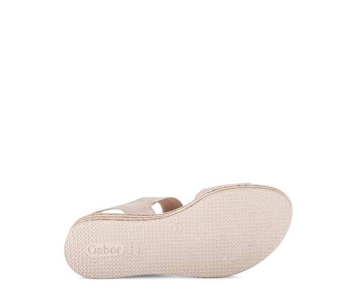 Gabor Damen  Plateau Sandale Rosa - Rauleder