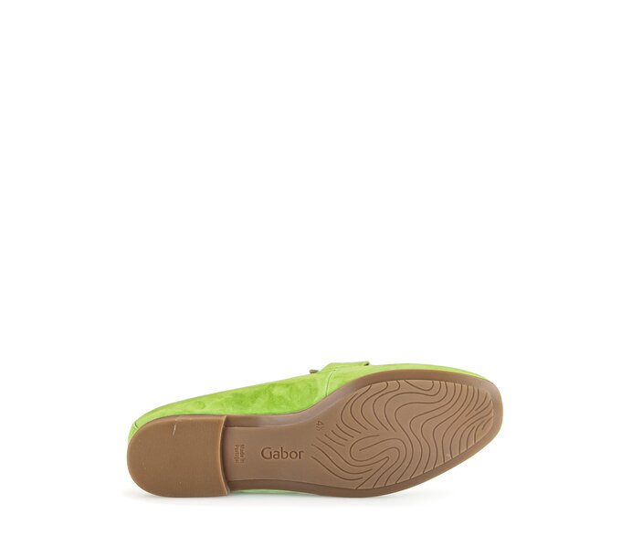 Gabor Damen  Slipper Grün - Rauleder