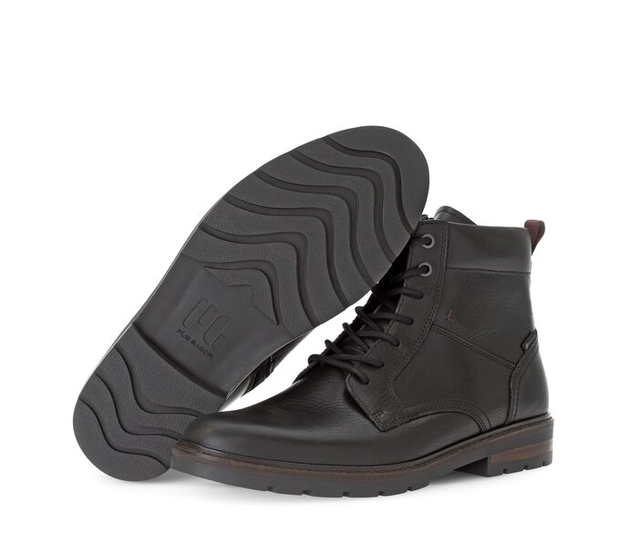 Pius Gabor Herren Boot Schwarz - Glattleder
