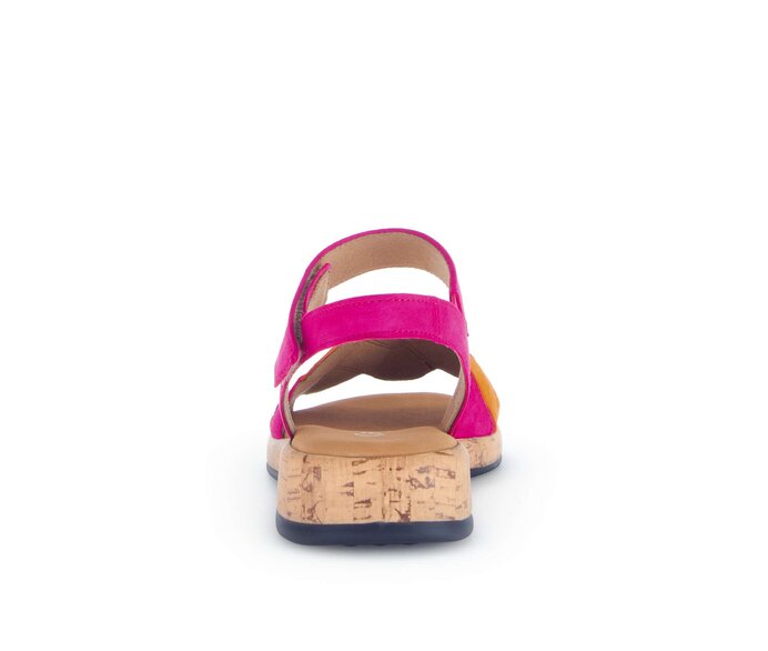 Gabor Damen  Riemchensandale Pink - Rauleder